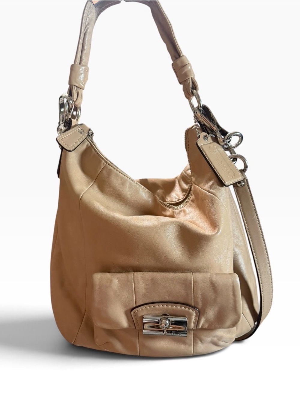 Coach Kristin Beige Hobo